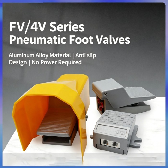 Pneumatic FV320 Foot Pedal Valve Cylnder Control 4F210-08L Switch Reversing 420 4F210-08 Ttwo Posit