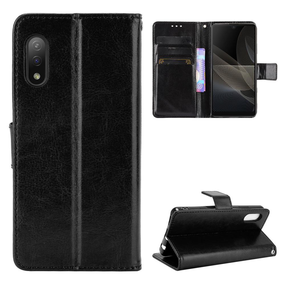 กระเป๋าสตางค์หนังสําหรับ Sony Xperia Ace II III L3 L4 Xperia Pro-I XZ2 XZ3 Flip Card Slot เคสโทรศัพท