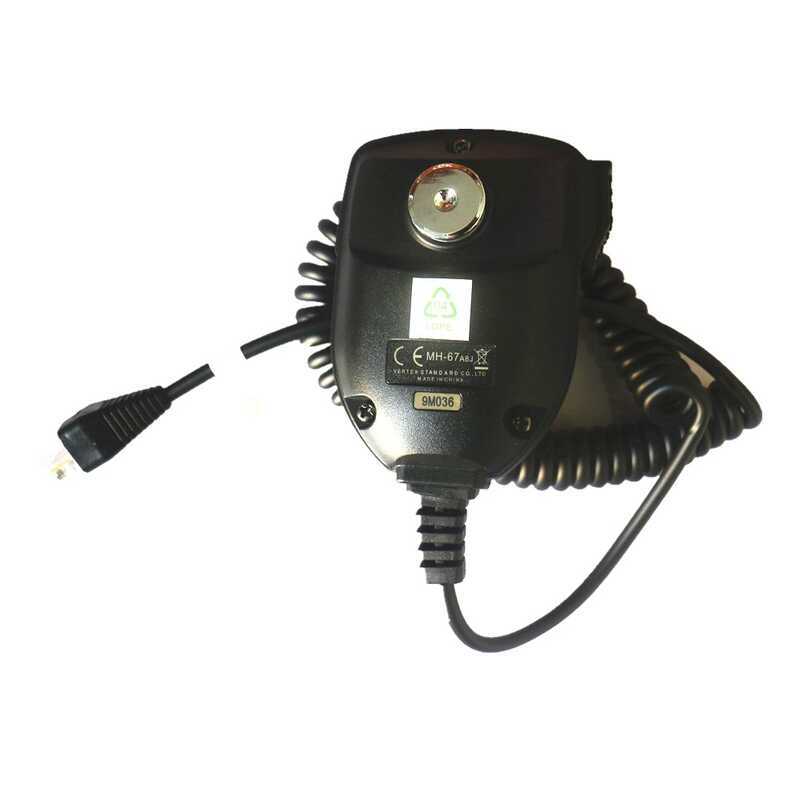 ▥ ไมโครโฟนลำโพง 8 พิน Mh-67A8j สำหรับวิทยุยี่ห้อ Yaesu รุ่น Ft-450, Ft-817, Ft-817Nd, Ft-857D,