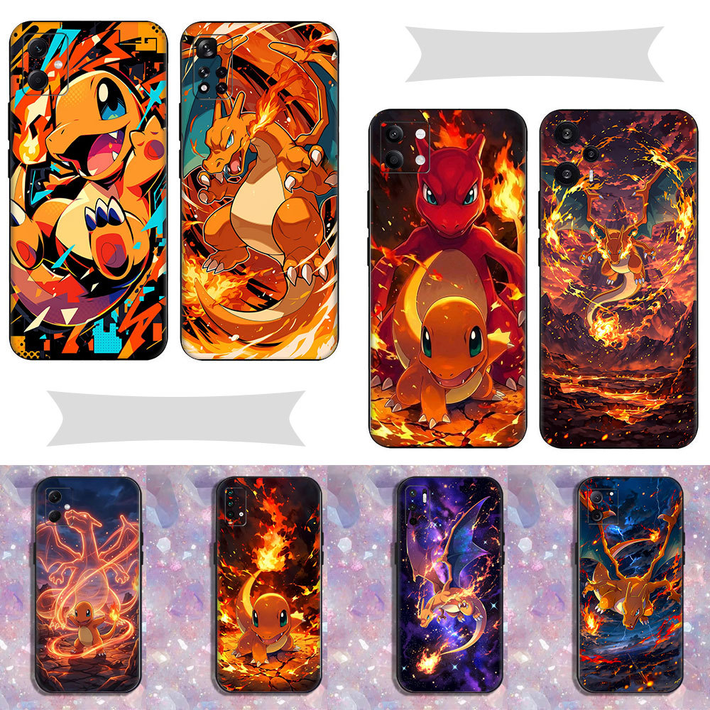 Pokémon อะนิเมะ Charizard ^PQ-7 สําหรับ Redmi หมายเหตุ 11 Pro Plus หมายเหตุ 12 sped 12S 13 ความเข้าก