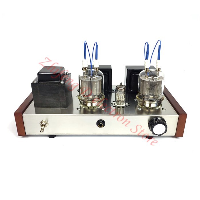 6n2 pushes FM30 vacuum tube power amplifier/headphone amplifier, single-ended output 4w+4w, headpho