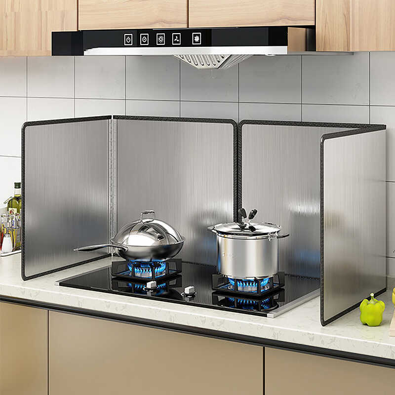 Steel Splatter Screen Gas Stove Oil Splash Oil Splatter Grease Splatter Screen For Frying Splatter