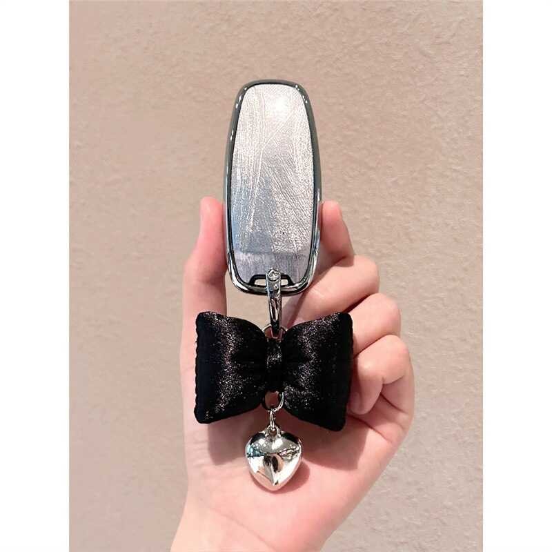 เหมาะสําหรับ Audi a6l ฝาครอบกุญแจ a3 เปลือก q7 หัวเข็มขัด q4etron กระเป๋า a8l พรีเมี่ยม q8 สุภาพสตรี