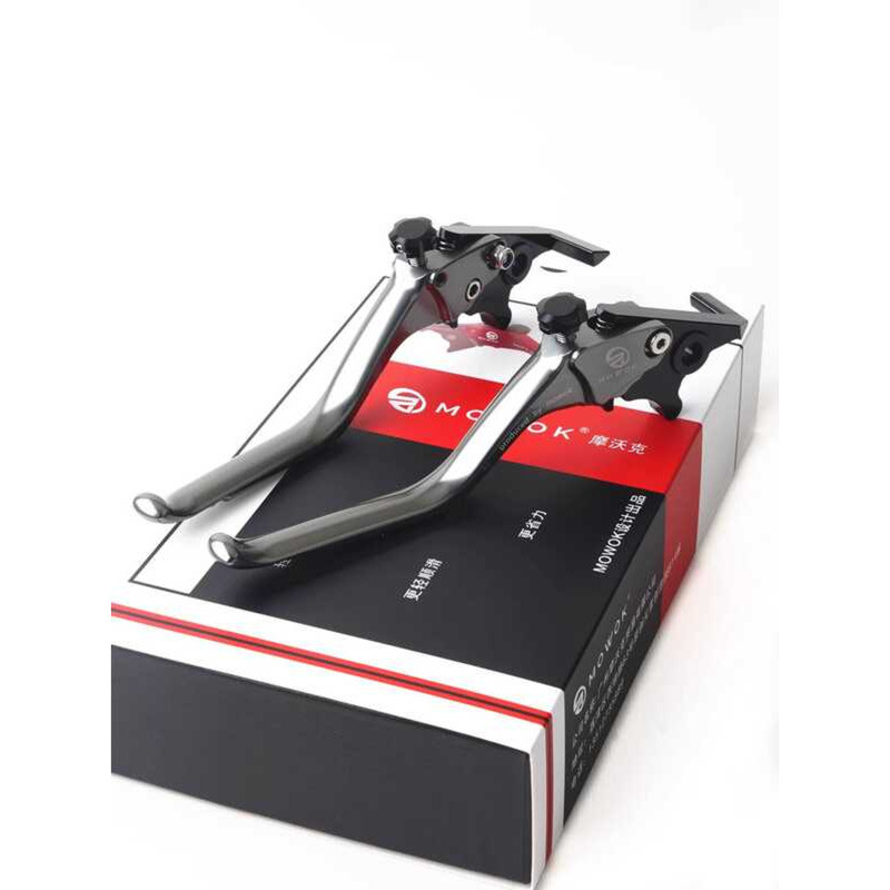 เหมาะสําหรับอุปกรณ์เสริมรถจักรยานยนต์ Zongshen Yomi Yomi Cube ดัดแปลง CNC อลูมิเนียมเบรค Handle ปรับ