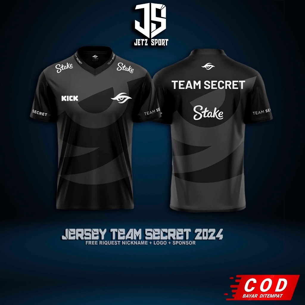 TEAM SECRET 2026 NEW JERSEY (ฉายชื่อฟรี)
