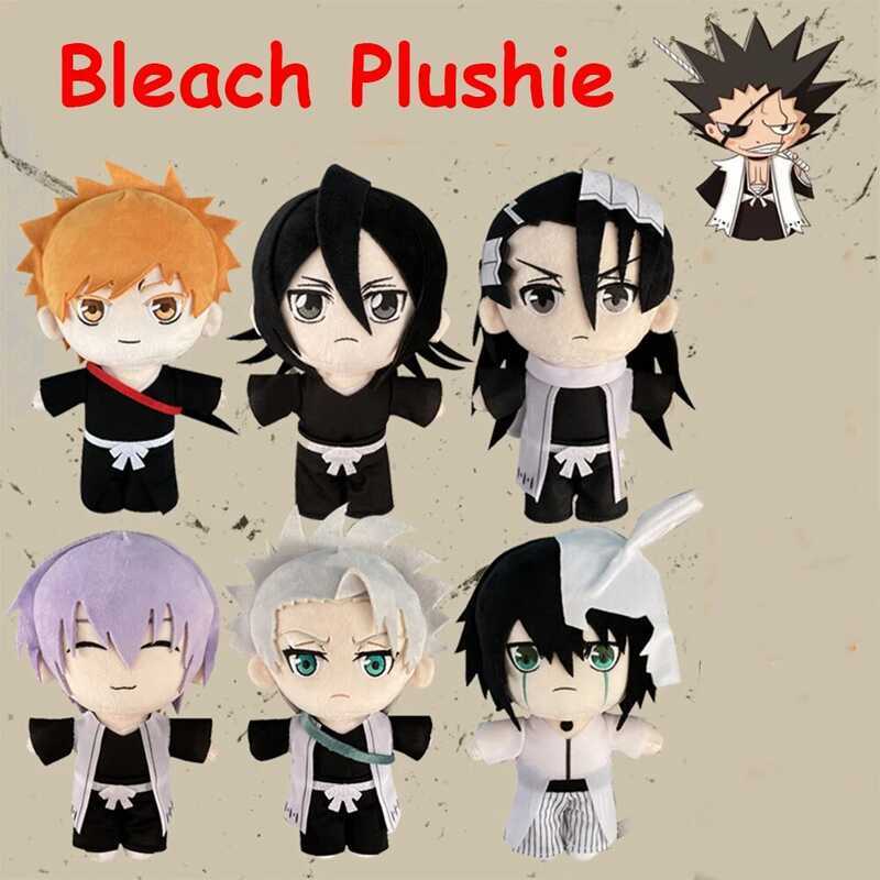 C [La Style] Anime Bleach Ichigo Kurosaki, Byakuya, Toshiro, Rukia, Ulquiorra Cosplay Plushie Colle