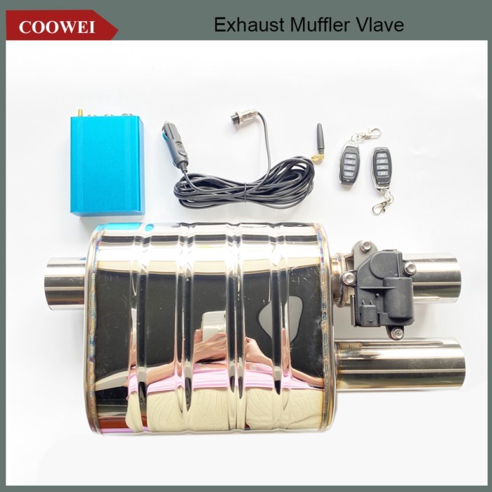 51mm 63mm 76mm Exhaust Valve Muffler Electric Valve Muffler Exhaust Valve Electric Exhaust Cutout V