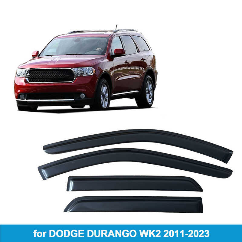 เหมาะสําหรับ Dodge Dodge DURANGO 2011-Sunny Rain Block Side Window Deflector Rain Eyebrow หนาโปร่งแส