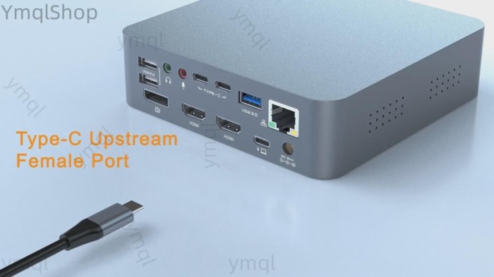 multi usb port type c docking station HDTV Displaylink usb c hub