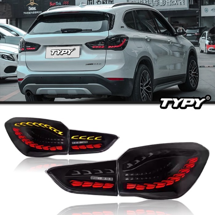 TYPY Car Styling For BMW X1 F48 Taillight 2016-2021 F49 LED Tail Light DRL Dynaimc Sequential Turn