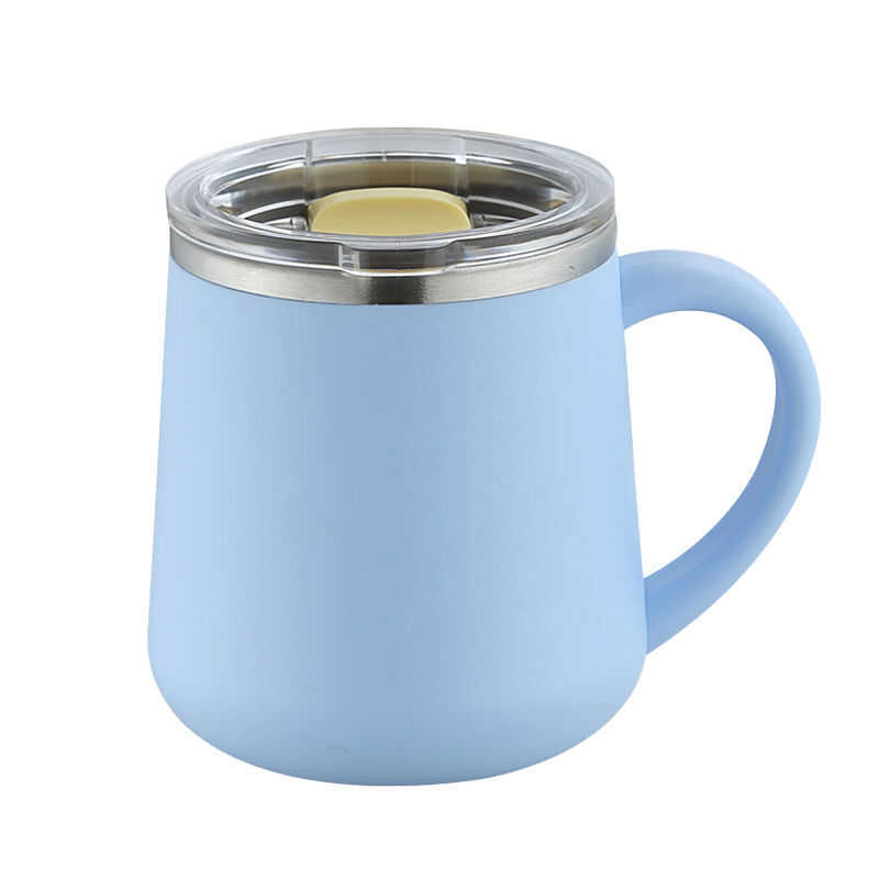 ☃ NICEFORYOU | Stainless Steel With Lid Cup
