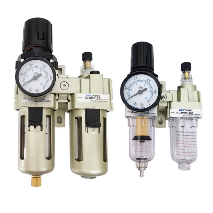 Metallic AC2010-02 AC3010-03 AC4010-04 Pneumatic Pressure Regulator Oil Water Separator Manual Drai