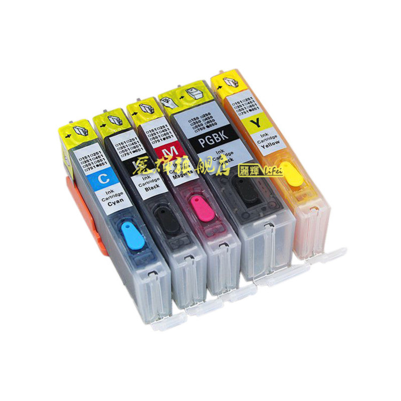 Lihui เหมาะสําหรับ Canon MG5570 MG6470 IX6870 IX6770 เครื่องพิมพ์ 750 เติมตลับหมึกต่อเนื่อง