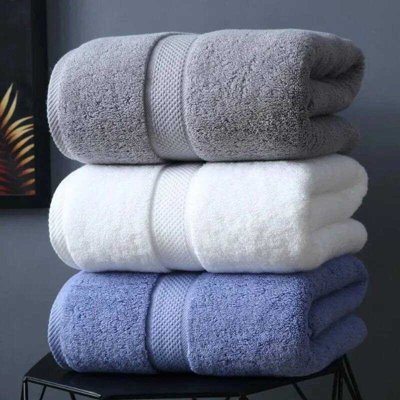 on Bath Towel Adult Soft Absorbent Towels Bathroom Sets Large Beach Towel Hotel Spa Towels For Home