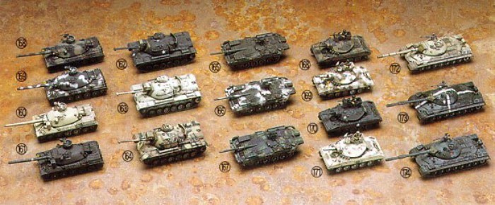 TAKARA 9-Bomb สหภาพโซเวียต T10 M48 Barton AMX30 M551 Strv103 ถังพร้อมสต็อก