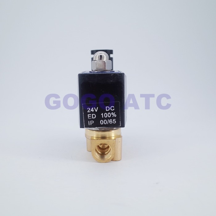 AC220V 24V DC 12V DC 2 way brass solenoid valve vacuum -1bar to 1bar 1/4 3/8 inch normally close va