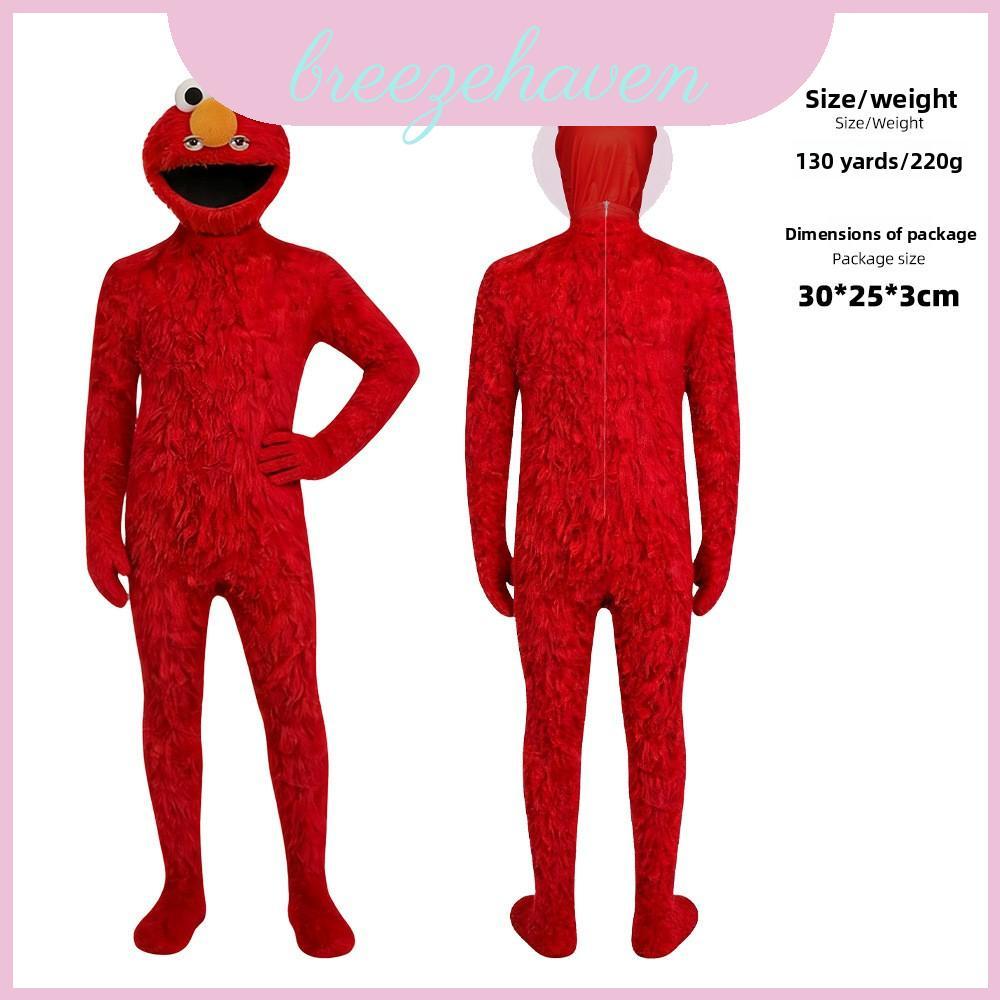 Big Sesame Street Bird ชุดคอสเพลย์เด็กสําหรับบทบาทเล่นและเหตุการณ์