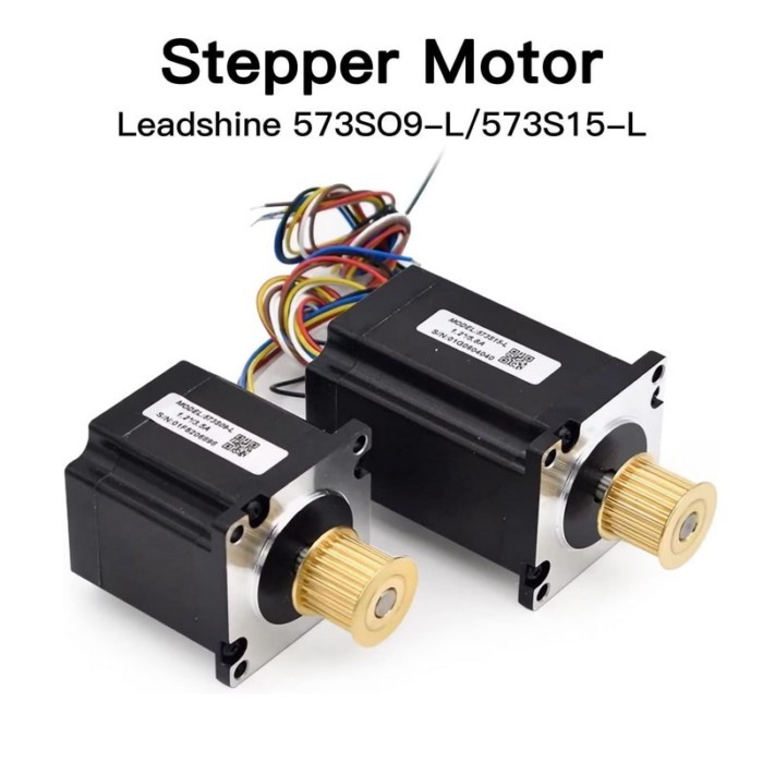 Leadshine 3 Phase Stepper Motor 573S09-L 573S15-L Nema23 Stepper Motor 0.9N.m 1.5N.m for Laser Engr
