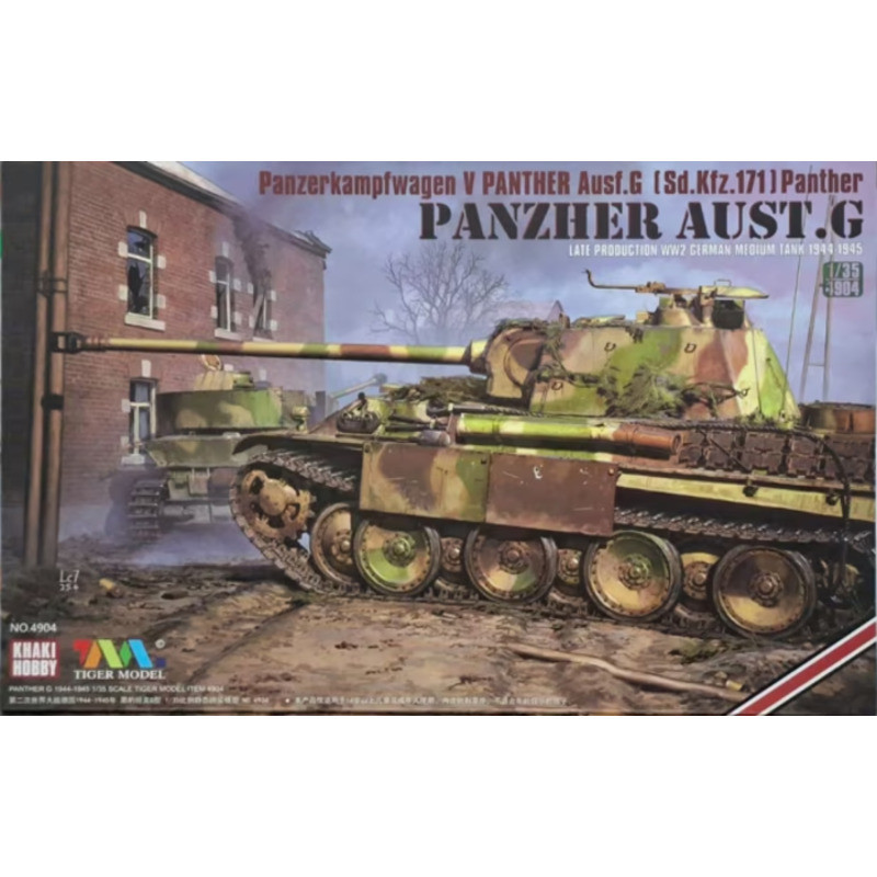 Tiger Model 4904 WW2 German Medium Tank 1944-1945 1/35 Static model kit