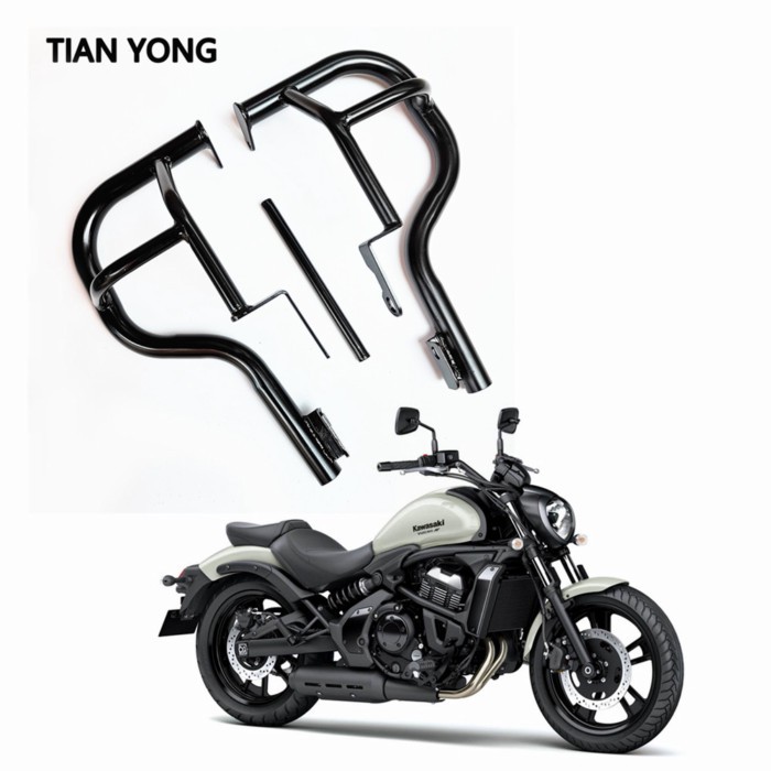 For Kawasaki Vulcan S 650 VN650 EN650 650CC 2015-2023 Motorcycle Highway Engine Guards Protector Cr
