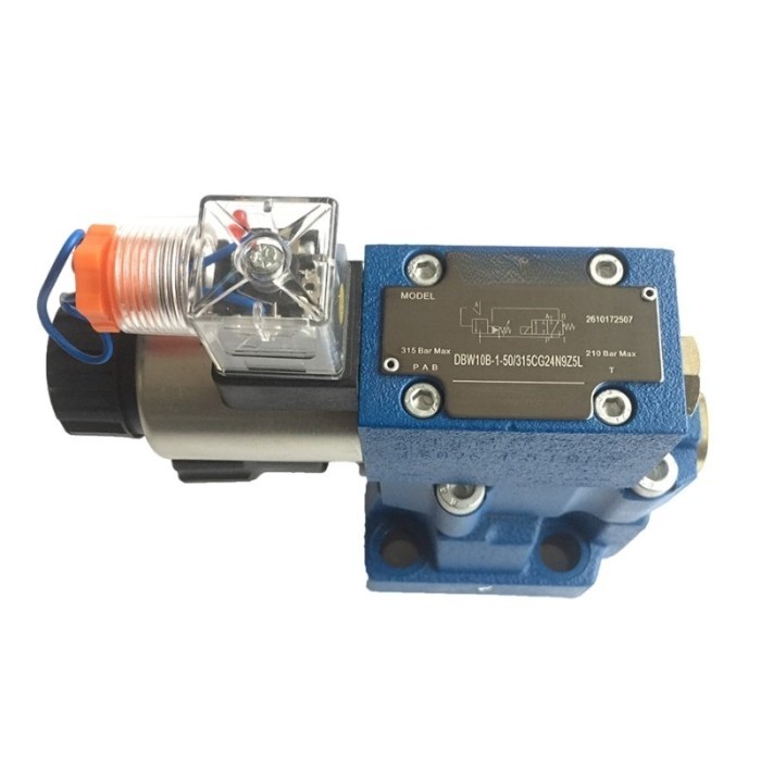 DBW10B-1-50/315CG24N9Z5L Pilot Operated Solenoid Relief Valve Hydraulic Pressure Overflow Control V