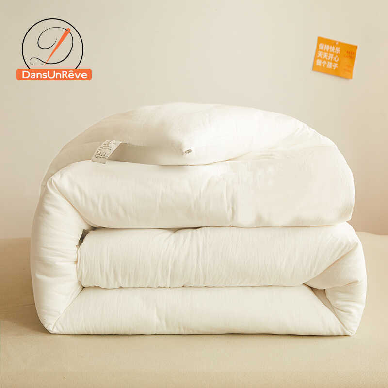 Dansunreve Duvet Quilt White Insert Filling Single/queen/king Bed Comforter