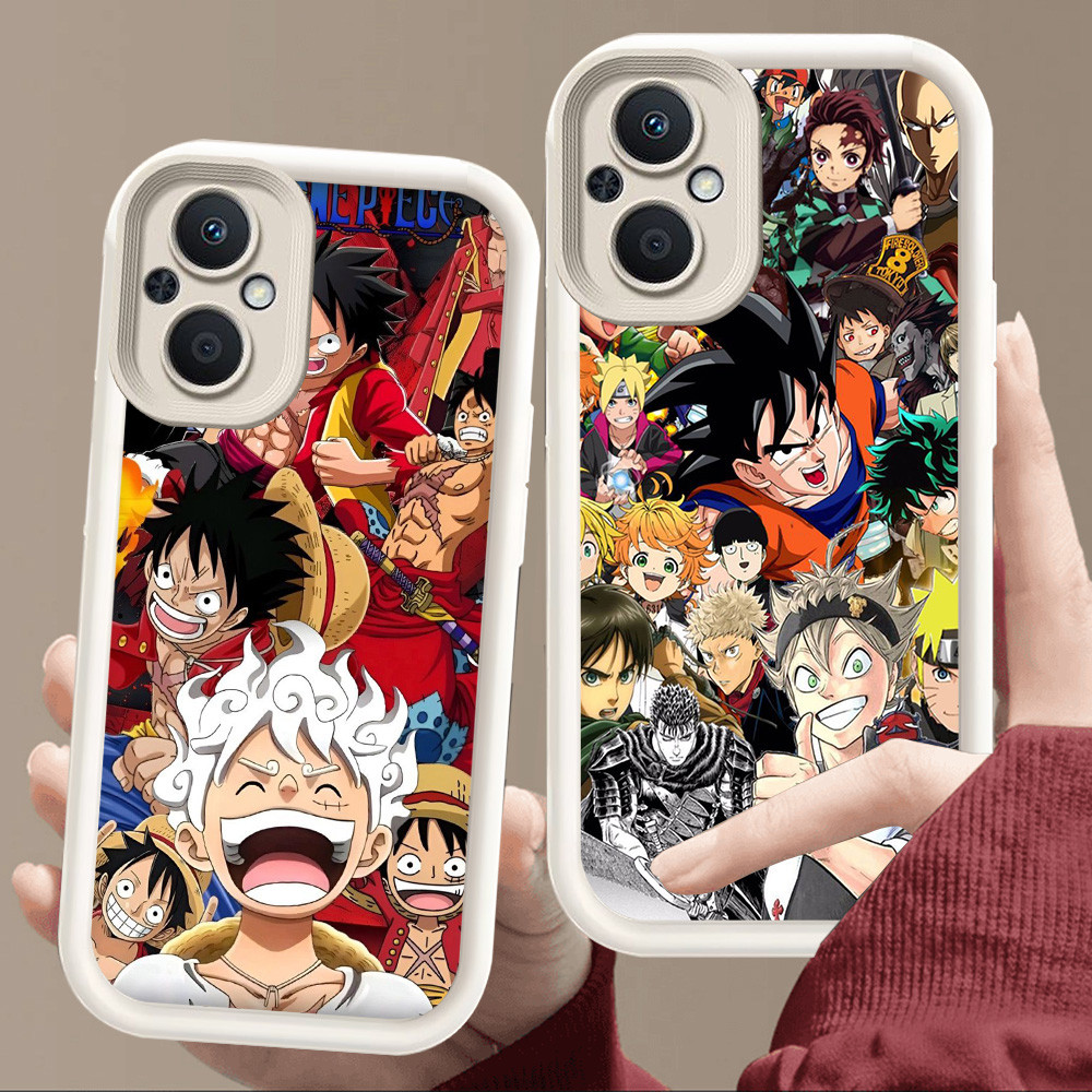 เคสสําหรับ OPPO Reno 7Z ค้นหา X5 8 7 8Z Lite 5G Soft White E43 One Piece Luffy