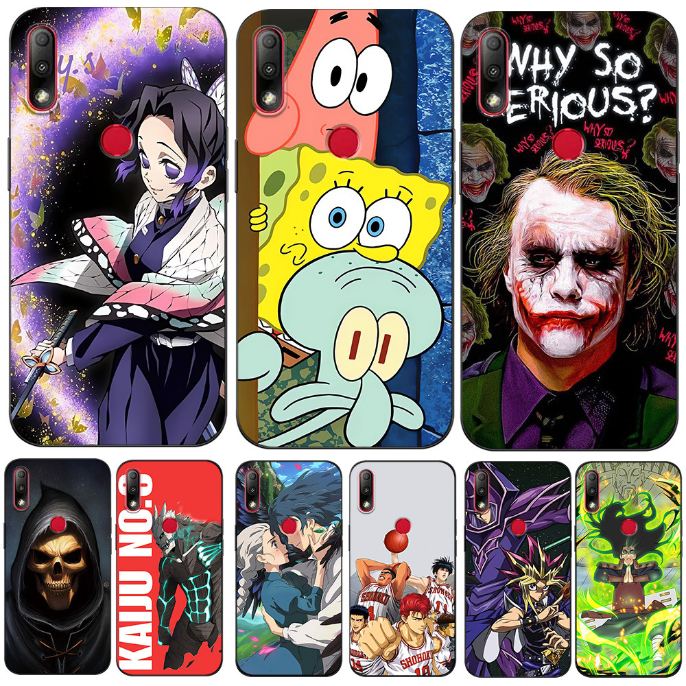 สําหรับ ASUS Zenfone max pro m2 ZB631KL เคสโทรศัพท์ฝาหลังซิลิคอนนุ่มสีดํา Tpu อะนิเมะ DemonSlayer Ka