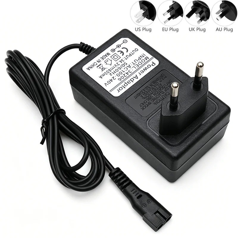 1.5m 34.2V 0.6A Charger Fit สําหรับ Jimmy JV65/JV85 Pro/HW8/HW8 Pro/H10 Flex/H10 Pro/H9 Pro/H9 เครื่