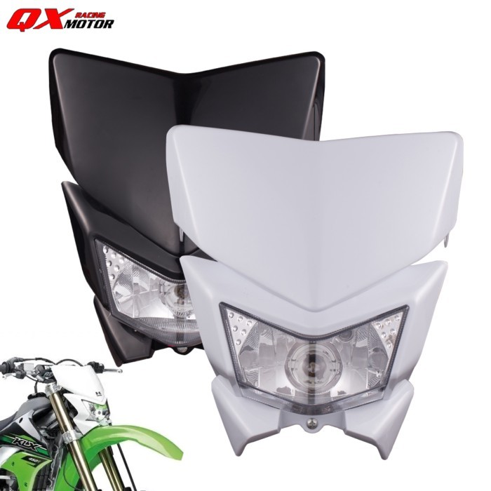 Motorcycle Headlight Headlamp Head Light For KX KLX CR CRF YZF WR F R RMZ DRZ 125 150 250 450 MX En