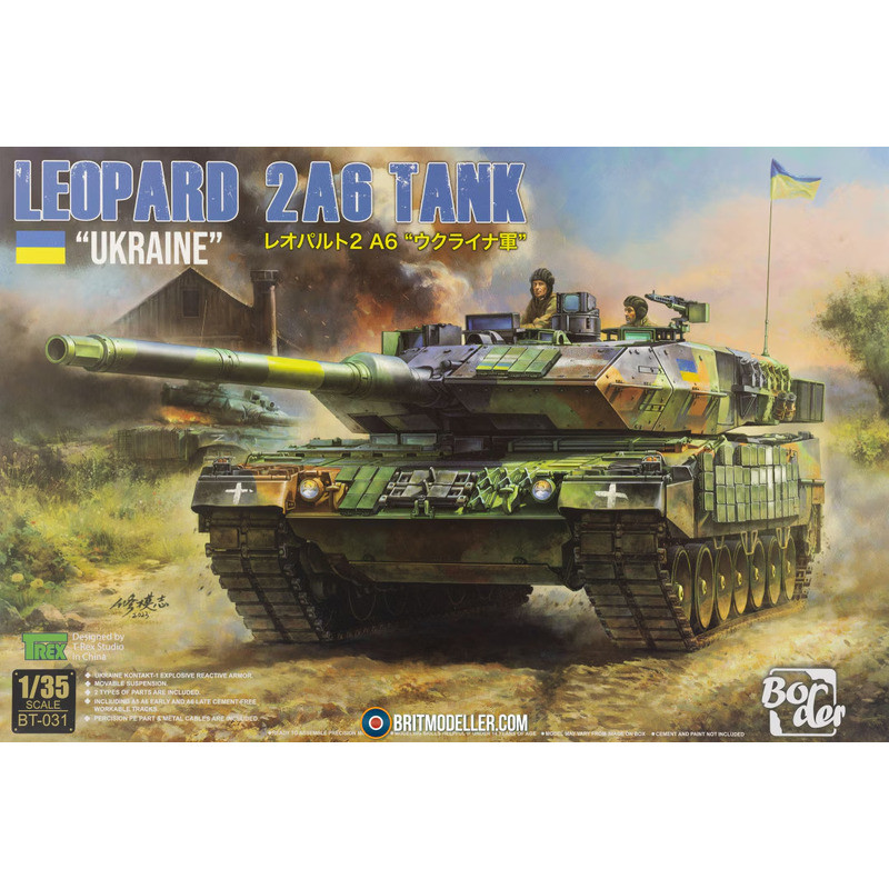 Border Model BT-031 Leopard 2A6 "UKRAINE" 1/35 Static model kit