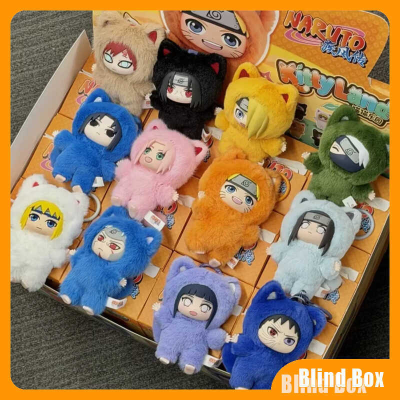 t Paradise Series Plush Blind Box Doll Keychain Trendy Toys Sasuke Sakura Kakashi Anime Peripherals