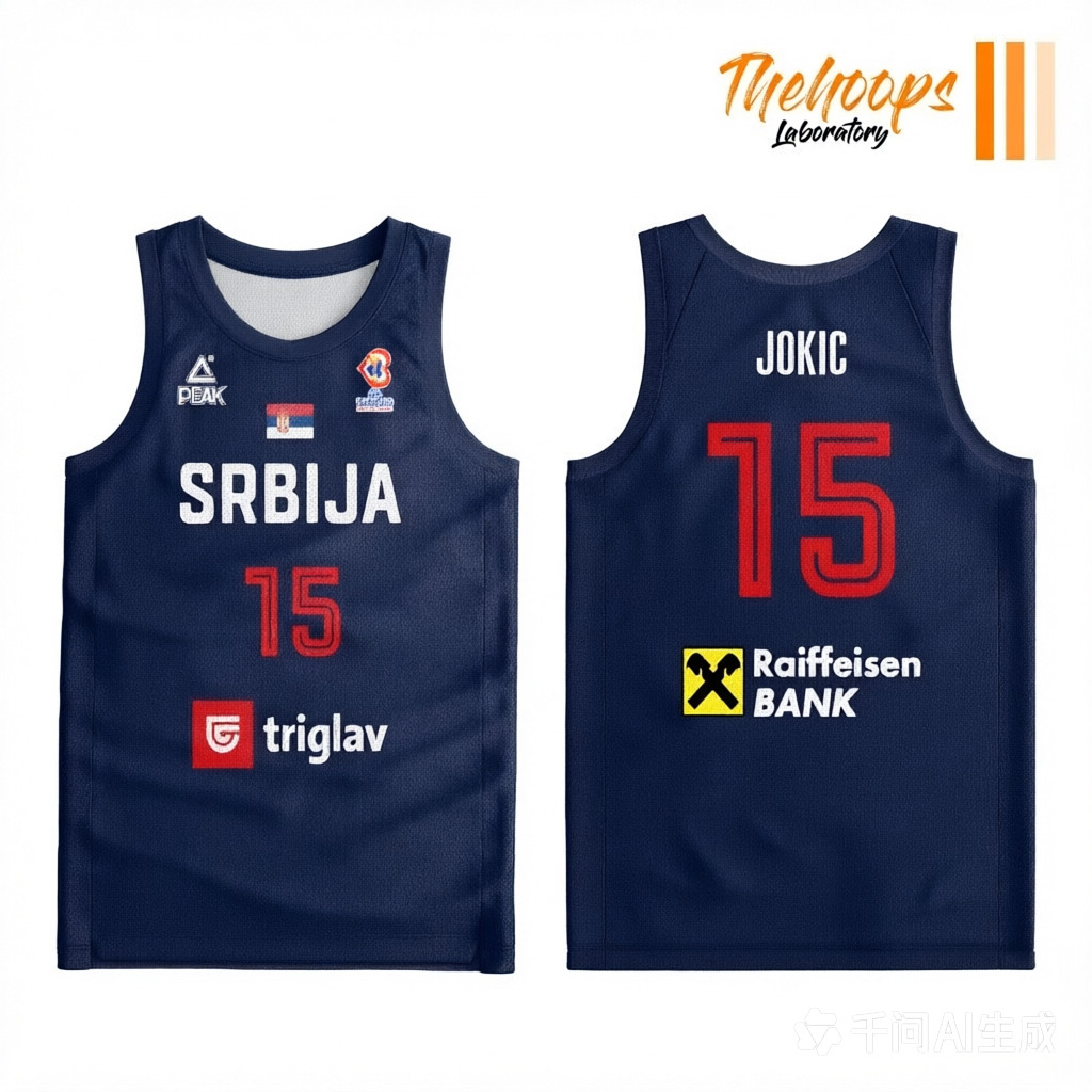 SRBIJA Jokic 15 เสื้อบาสเก็ตบอล Full Sublimation Breathable ตาข่ายเสื้อกั๊กแขนกุดทีมชาติพัดลมเสื้อกี