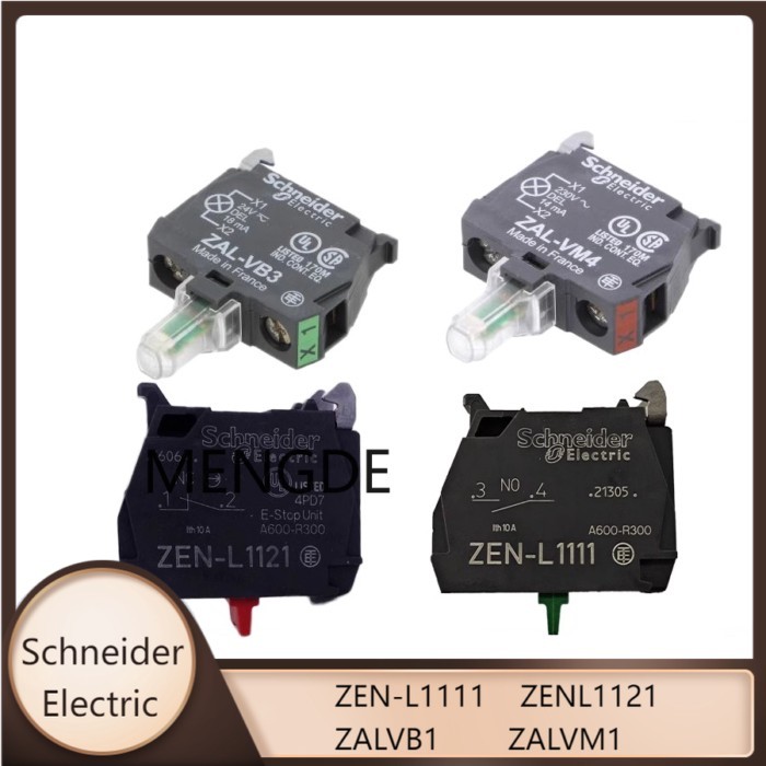 10 PCS Schneider ZEN-L1111 NO ZEN-L1121 NC ZALVB1 24V ZALVM1 220V Button Switch Contact Block for X