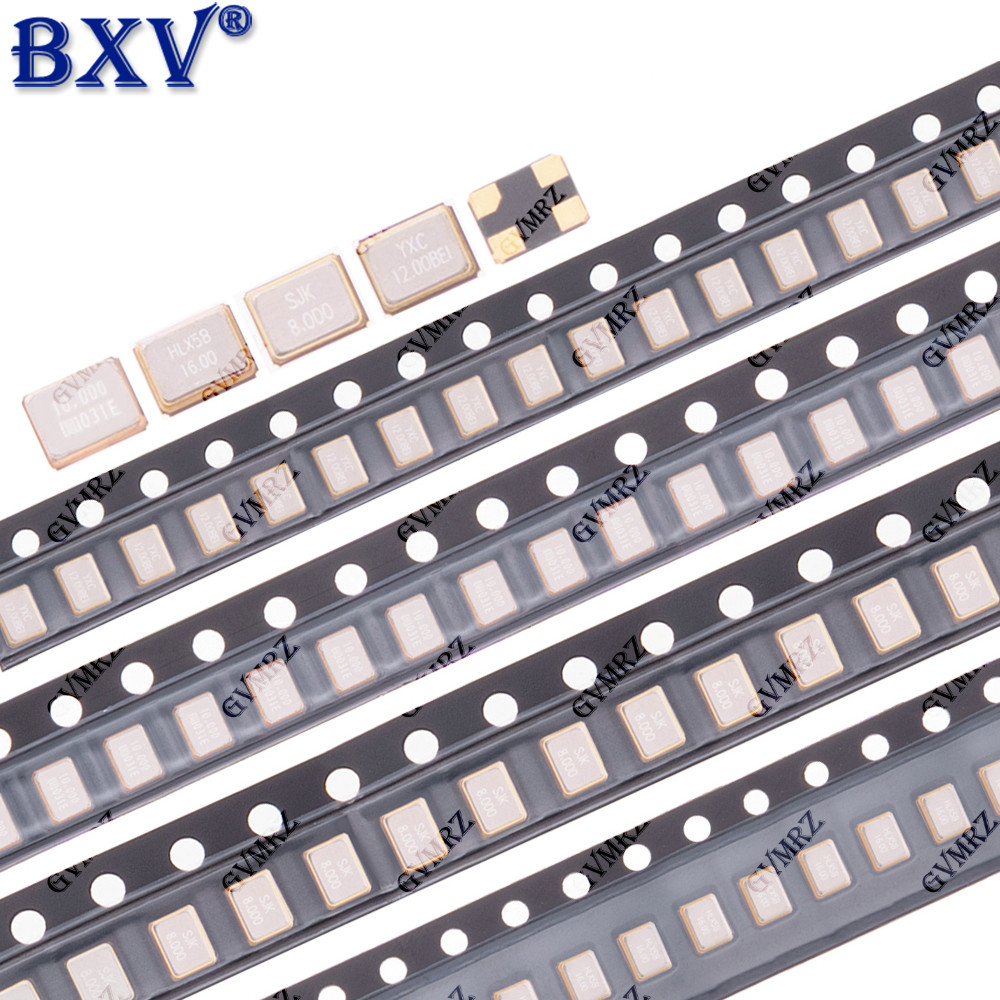 10PCS 32Mhz 40Mhz 48Mhz SMD 4P 3225 Passive คริสตัล osciler 8Mhz 16Mhz 20Mhz 24Mhz 25Mhz 26Mhz 27Mhz