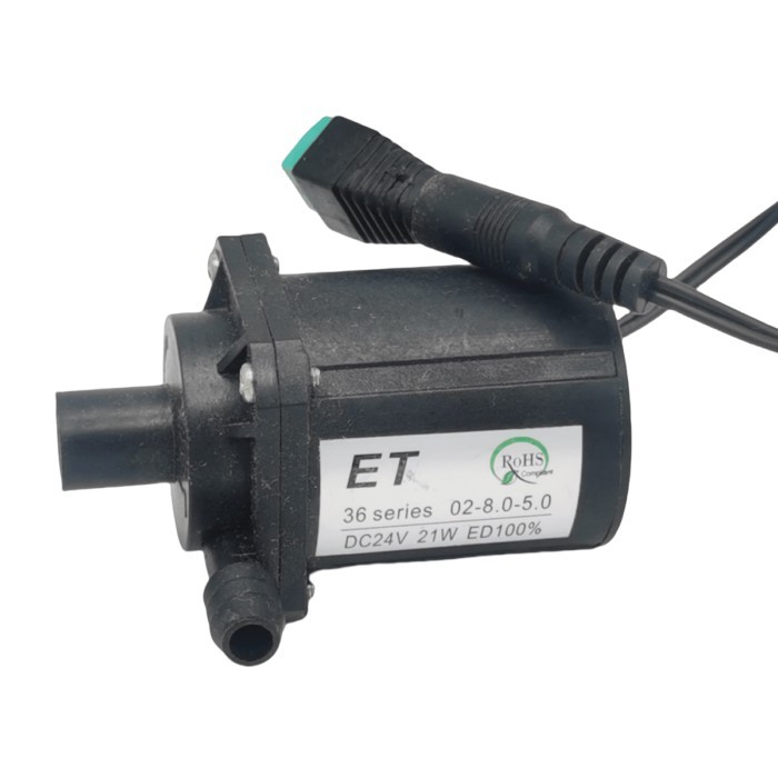 24V21W Brushless Water Pump for HVAC Systems - High Flow 12-24V Centrifugal Impeller Circulating Pu