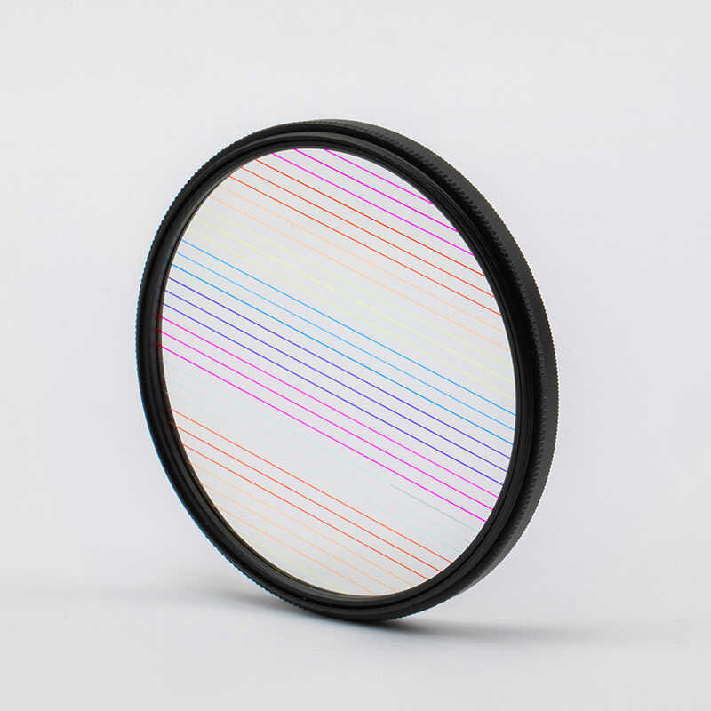 กล้องถ่ายภาพ Rainbow Blue Brushed Wide Screen Movie Special Effects Filter