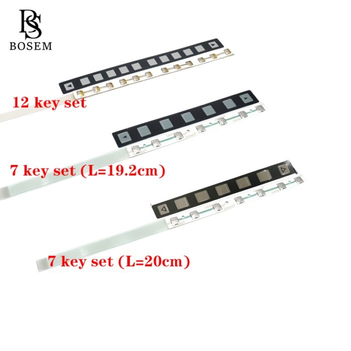 A86L-0001-0298 A98L-0005-0252 A86L-0001-0301 A98L-0005-0255  Fanuc 7/9/12key Button Keysheet