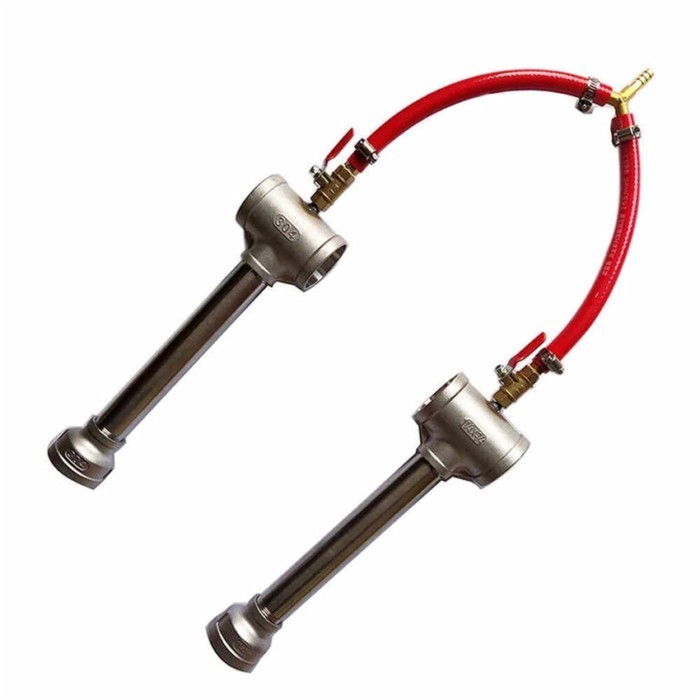 Dual Gas Burner Propane Furnace Burner Hose Splitter Melting Gold, Silver, Copper Torch Melting Fur