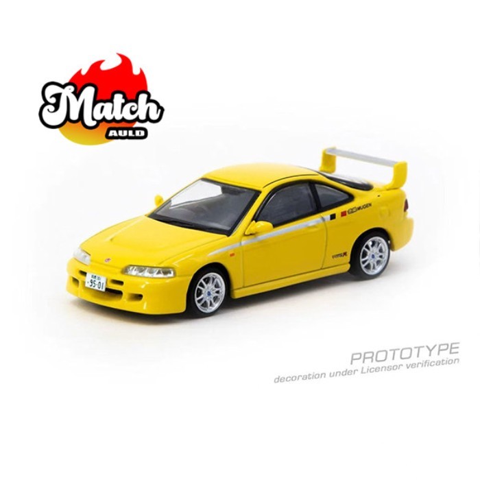 TW 1: 64 Honda Honda Integra TYPE R DC2 MUGEN โมเดลรถอัลลอย