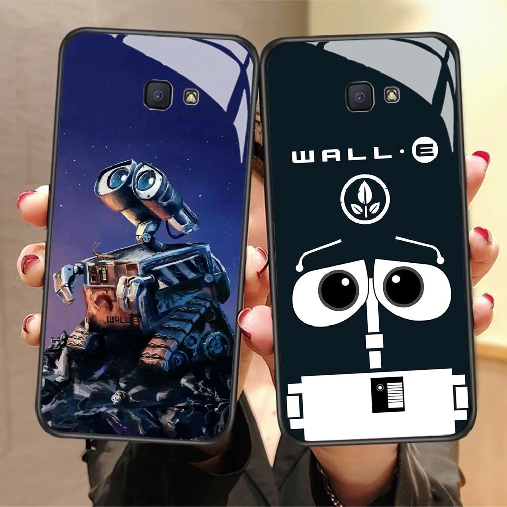 CK-92 Space WALL.E HD Glass Casing สําหรับ Samsung Note 9 S24 S25 FE Ultra J7 Prime J6 J4 Core Pro P