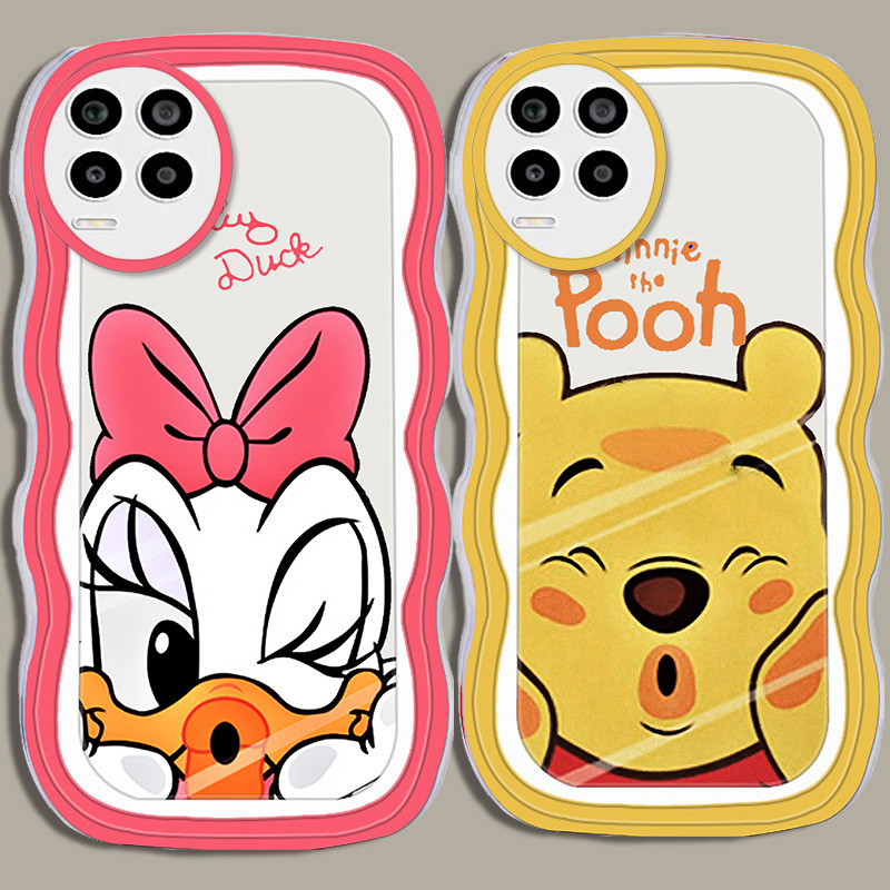 A-66 Donald Duck Pooh TPU Casing สําหรับ Realme C17 7i 8i 8 Pro 5G เคสใส