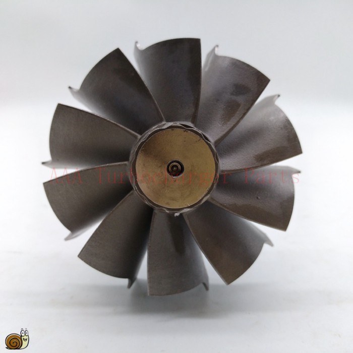 ชิ้นส่วนเทอร์โบ HX40/HX40W/H1C ล้อกังหัน 67 มม.*76 มม.-10 ใบมีด, ซัพพลายเออร์ AAA เทอร์โบชาร์จเจอร์อ
