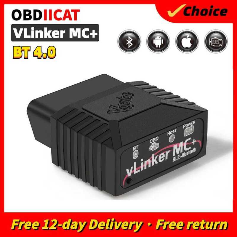 OBDIICAT-VLinker MC/ MC+ ELM327 Bluetooth3.0/ 4.0 OBD2 ELM 327 Wifi เครื่องสแกนวิเคราะห์ปัญหารถยนต์ส