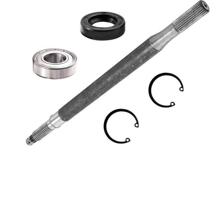 20377-G12 Passenger Side Cart Rear Axle Shaft with Bearing Seal Kit for Roykaw Golf  EZGO TXT/Medal