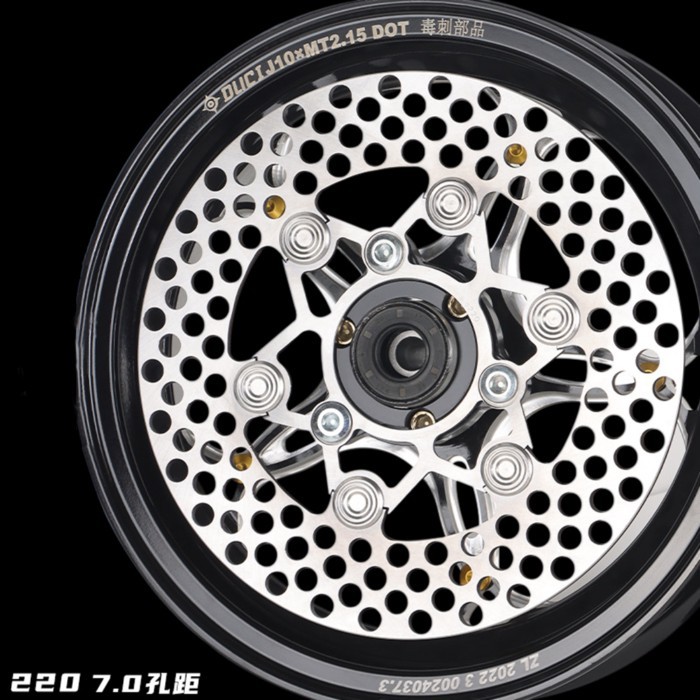 220mm-7.0 Forged Steel Floating Disc Motorcycle Front Rear Brake Disc For Yahama Scooter NIU N1S/M2
