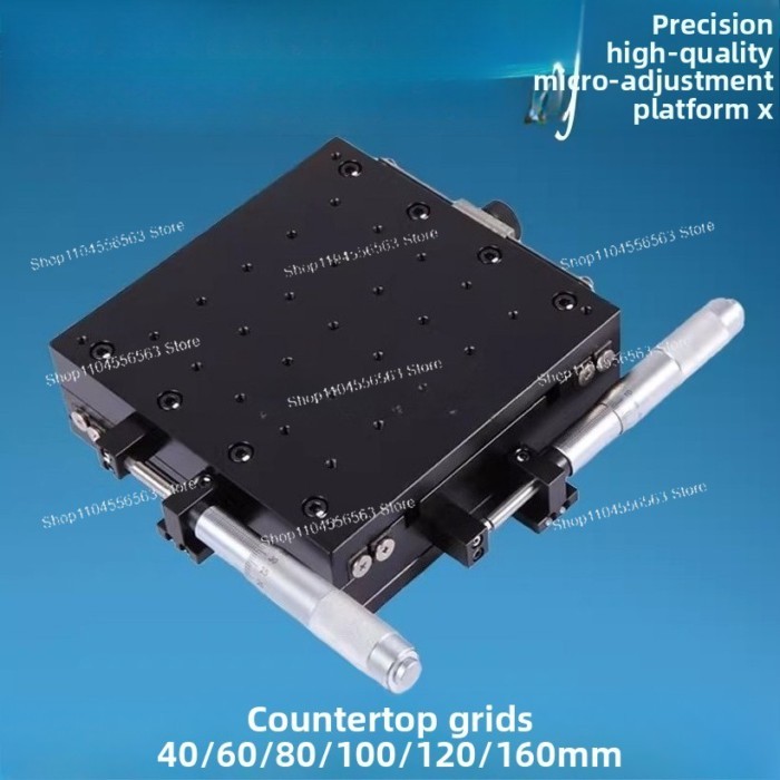 Manual XY Precision Cross Roller Slide SEMY40/60/80AS  Micrometer Linear Stage for Optical & Indust