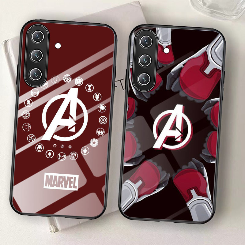 T-1 AvengersS กระจกนิรภัยสําหรับ Samsung A05S M17 A15 A24 A04S A14 A17 A56 A16 5G กรณี