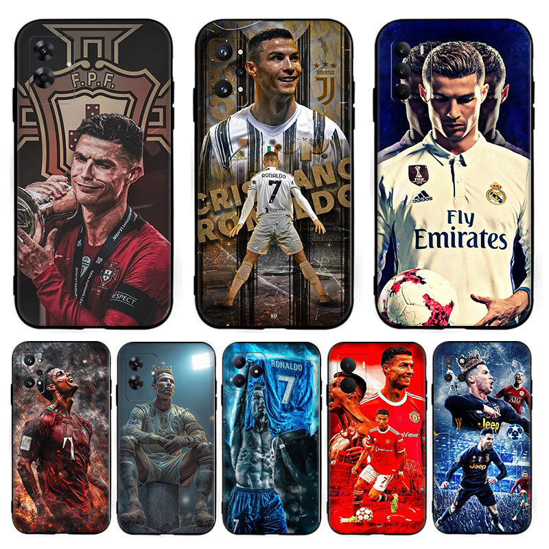 FC star CR7 Cristiano Ronaldo ^FC2 สําหรับ Realme 3 Pro 5i 5 s 8 Pro Q 6i 7i ความเข้ากันได้ TPU เคสโ