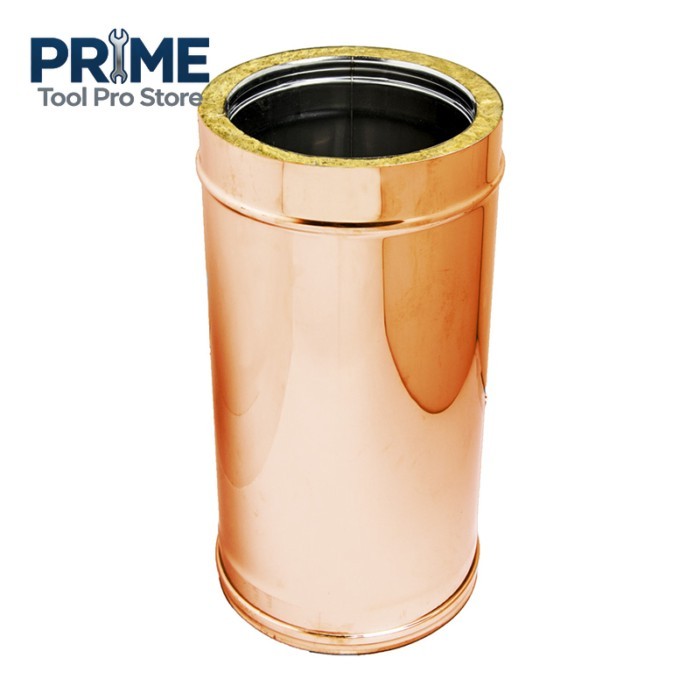 Made in Italy, stainless steel adjustable parts, from 330mm to 500mm, adjustable straight flue sect